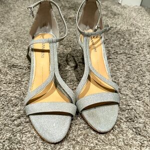 Gianni Bini Silver Heels